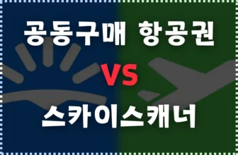 공동구매 항공권 (땡처리)으로 비행기표 저렴하게 예약하기 & 가격비교 (스카이스캐너 VS 공동구매)